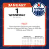 image NHL Edmonton Oilers 2025 Desk Calendar First Alternate Image