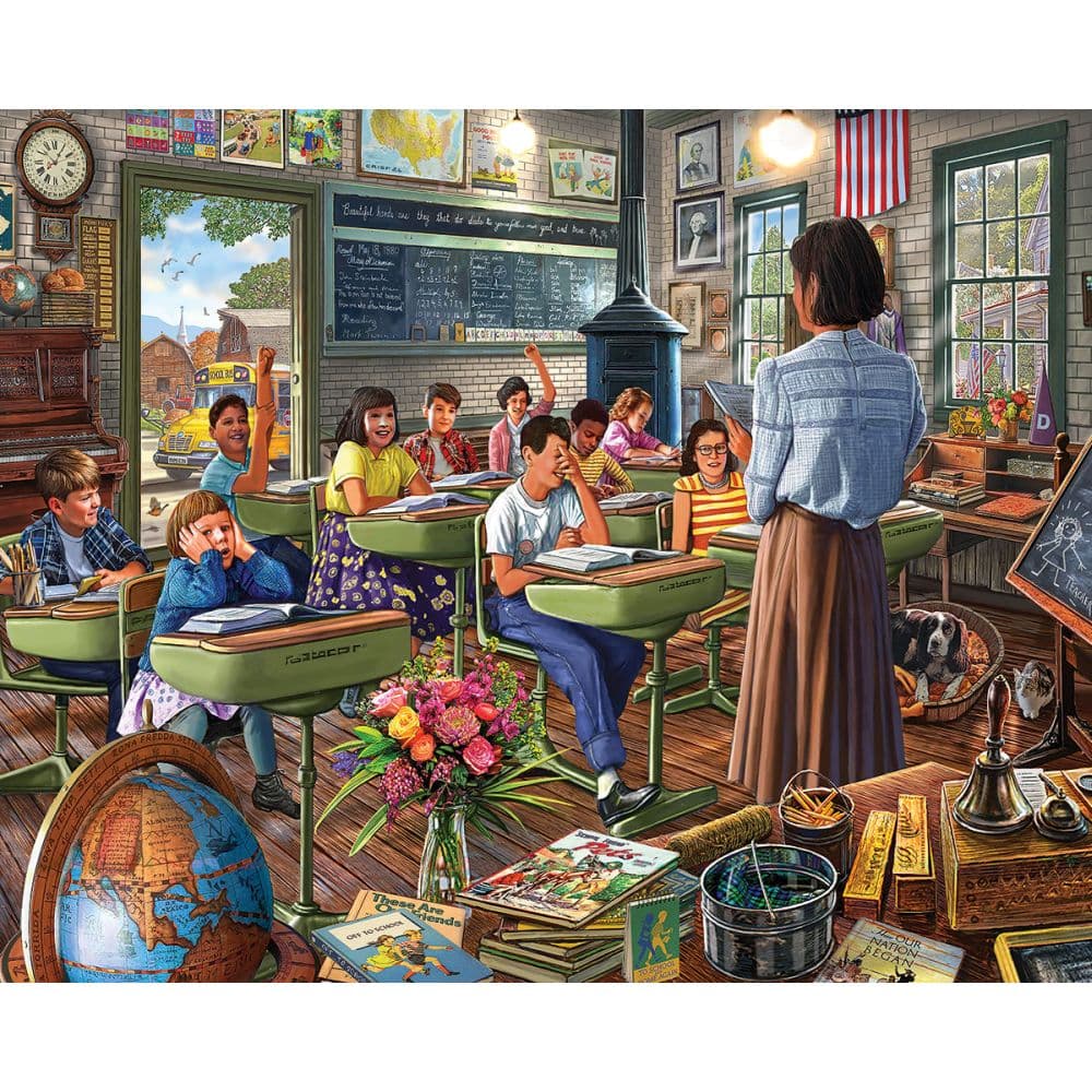 Vintage Classroom 1000 Piece Puzzle First Alternate Image