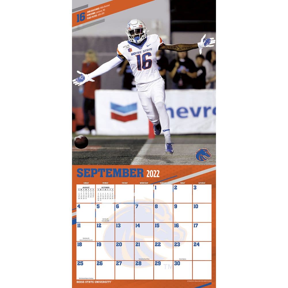 Boise State Broncos 2023 Wall Calendar - Calendars.com