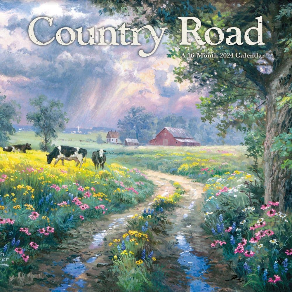 Country Road Abraham Hunter 2024 Mini Wall Calendar Main Image