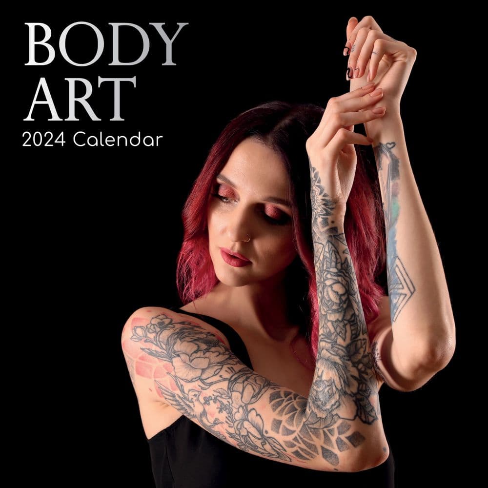 Body Art 2024 Wall Calendar Main Product Image width=&quot;1000&quot; height=&quot;1000&quot;