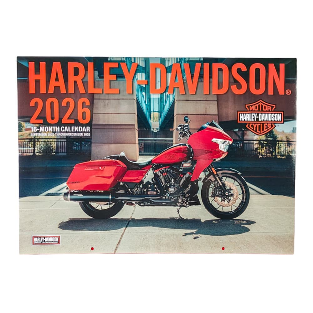 Harley Davidson Large 2026 Wall Calendar Main Product Image
