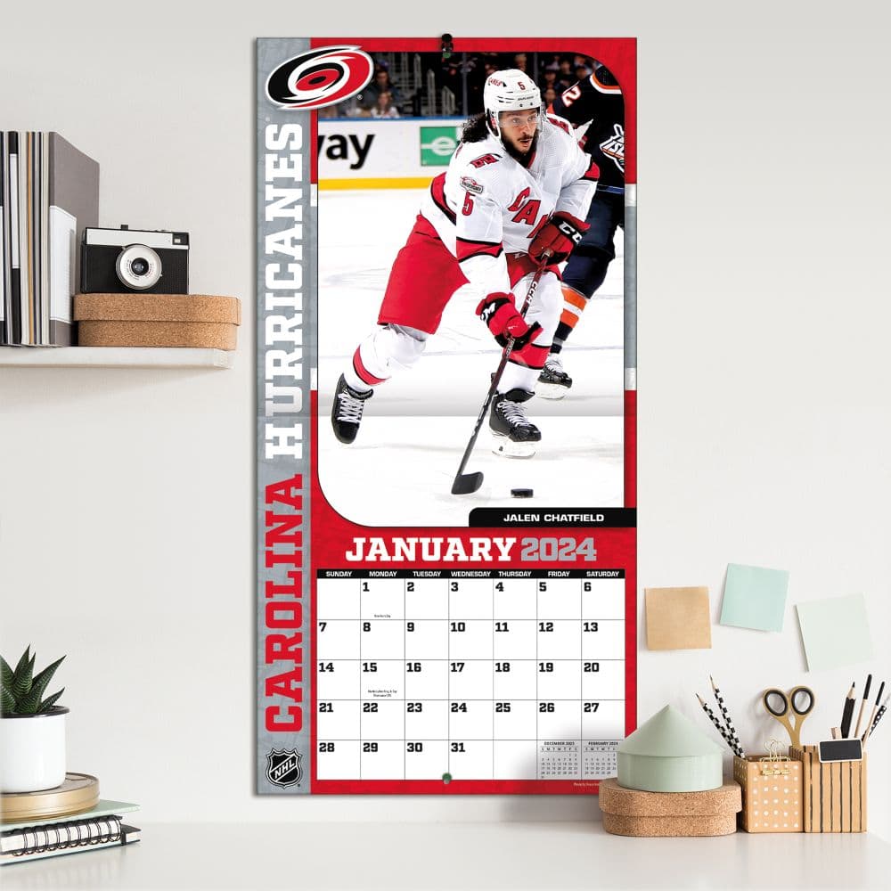 Carolina Hurricanes 2024 Wall Calendar