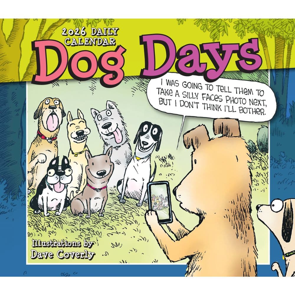 Dog Days 2026 Desk Calendar by Dave Coverly - Calendars.com