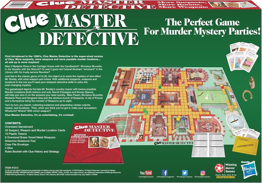 Clue Master Detective Game 3rd Product Detail  Image width=&quot;1000&quot; height=&quot;1000&quot;