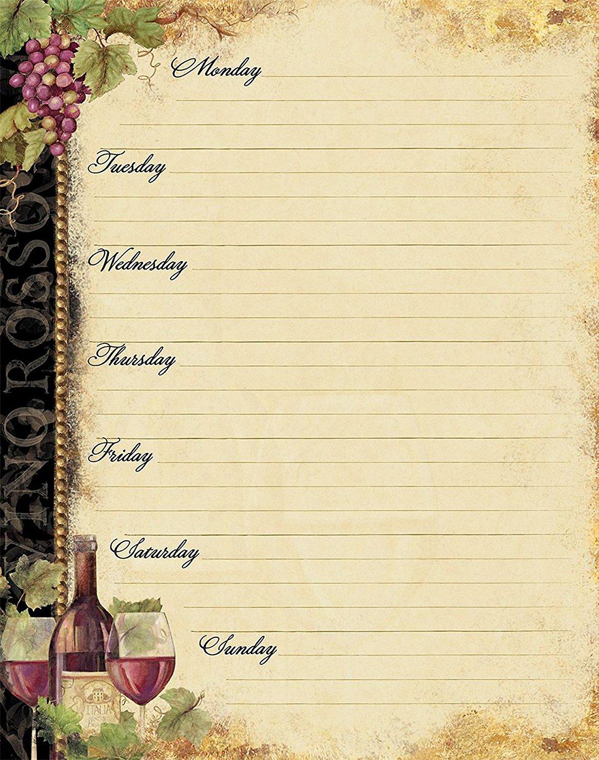 UPC 739744183488 product image for Gilded Wine Jumbo Weekly Planner by Susan Winget | upcitemdb.com