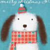 image Dog with Scarf Christmas Card Third Alternate Image width=&quot;1000&quot; height=&quot;1000&quot;