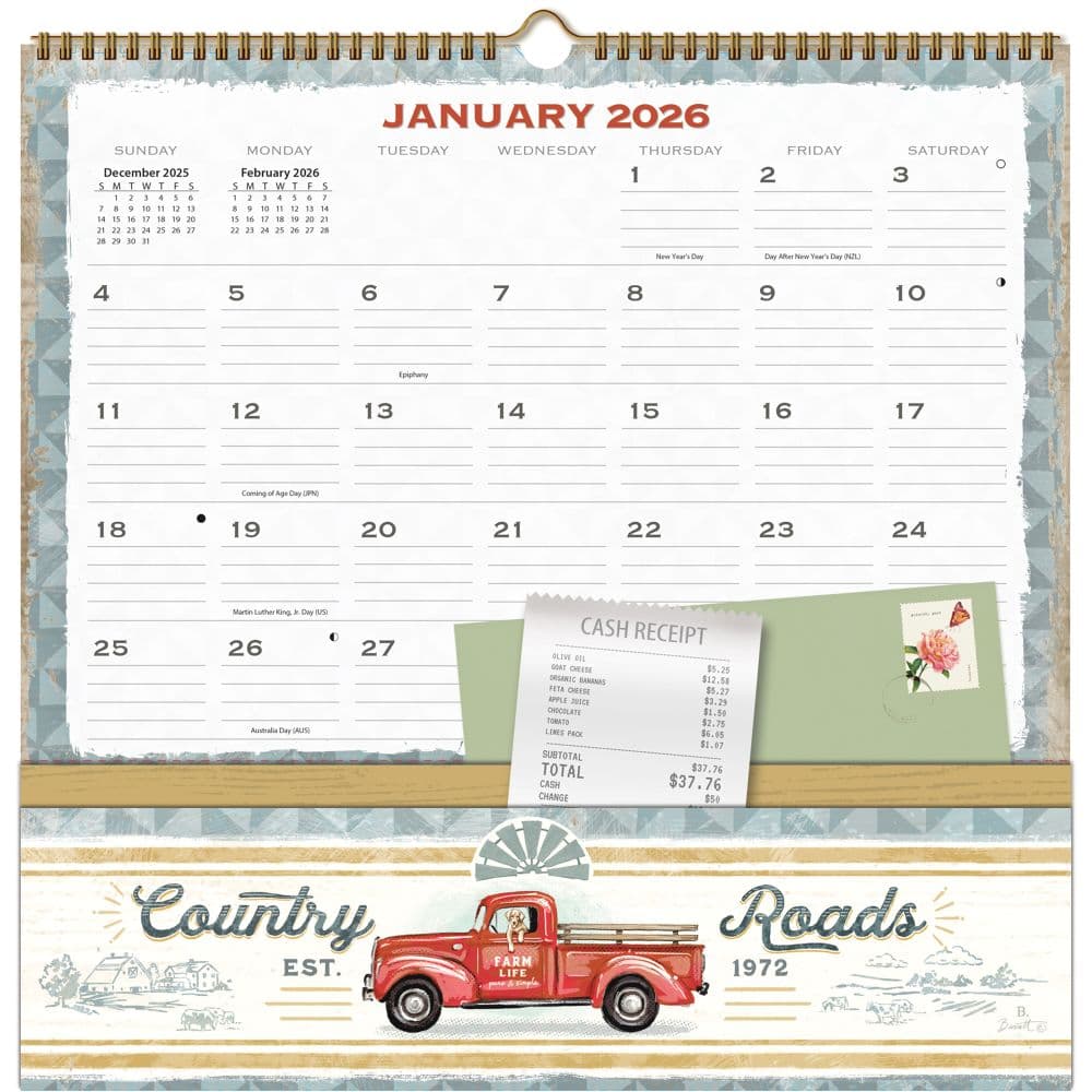 Farm Fresh 2026 Note Nook 2026 Wall Calendar_ALT1