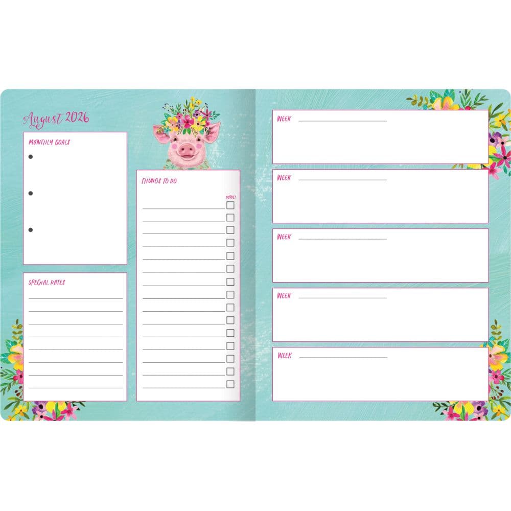 Wild Whimsy 2027 Monthly Pocket Planner Fourth Alternate Image