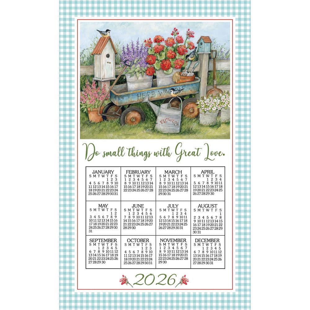 Blue Wagon 2026 Calendar Towel_Main Image