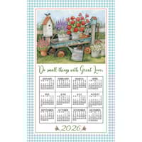 image Blue Wagon 2026 Calendar Towel_Main Image