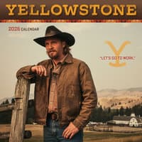 image Yellowstone TV 2026 Wall Calendar Main Product Image