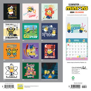 Minions 2024 Wall Calendar - Calendars.com