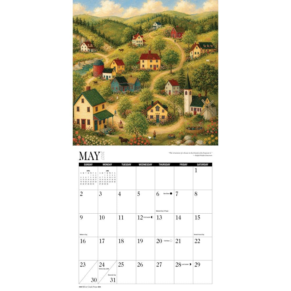 Homebound Heart 2027 Wall Calendar Second Alternate Image