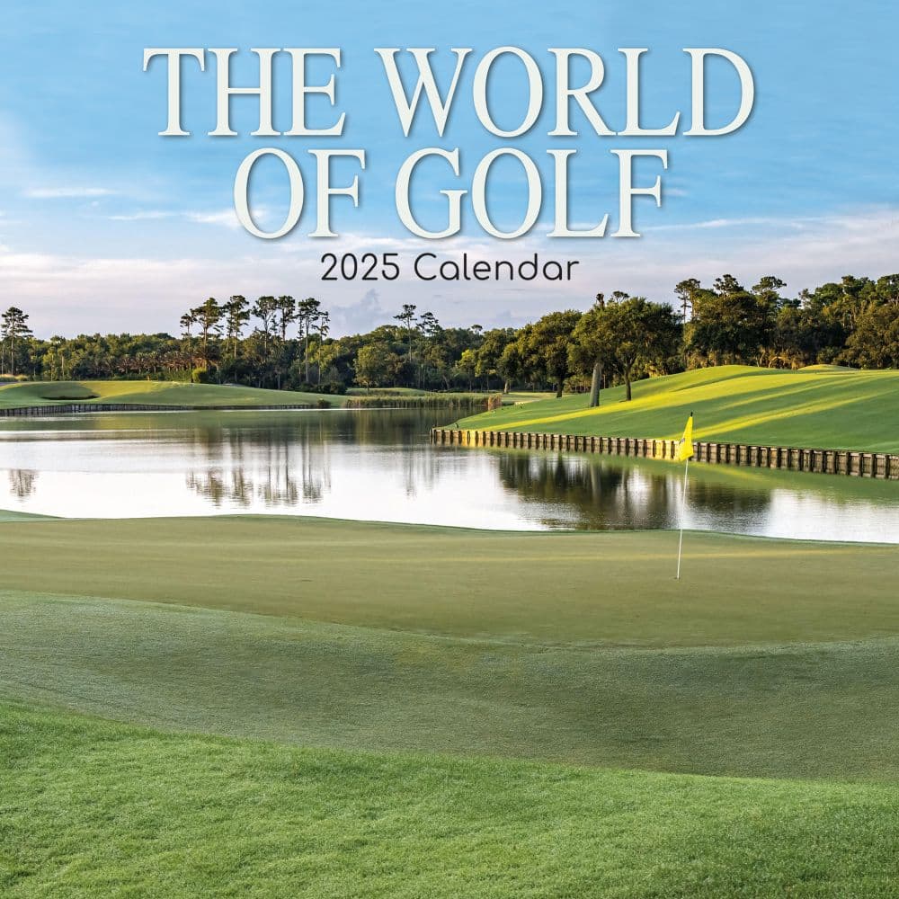 World of Golf 2025 Wall Calendar Main Product Image width=&quot;1000&quot; height=&quot;1000&quot;