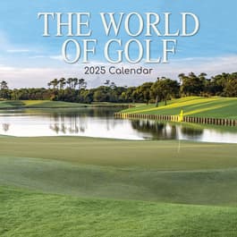 World of Golf 2025 Wall Calendar