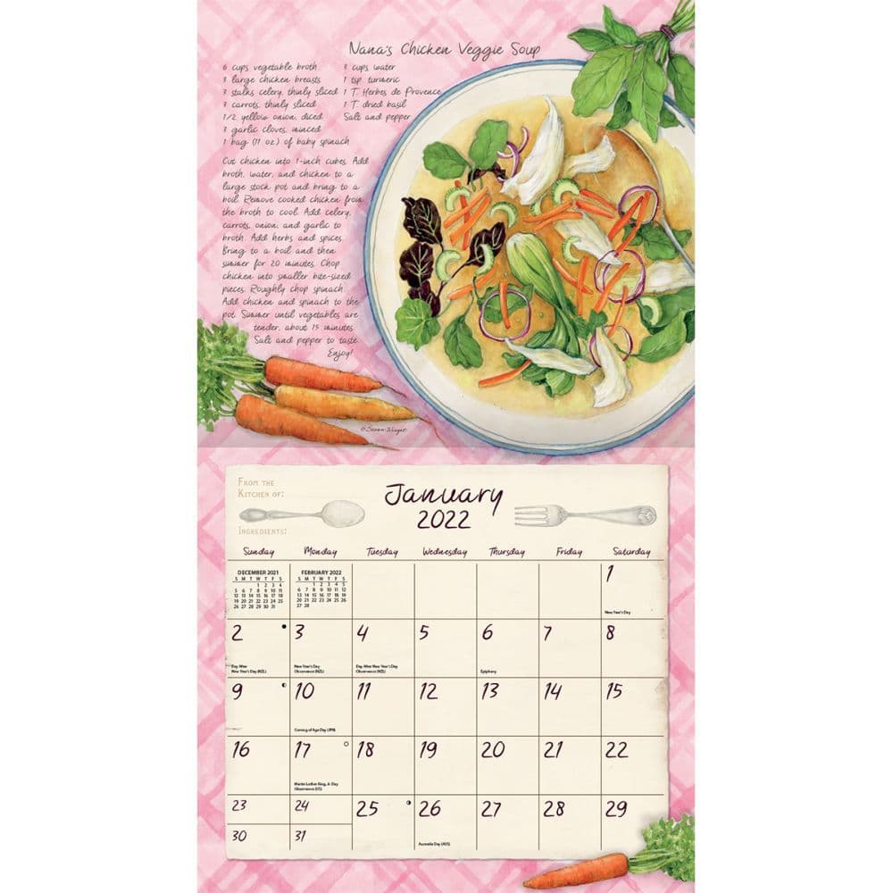 American Kitchen 2022 Special Edition Wall Calendar