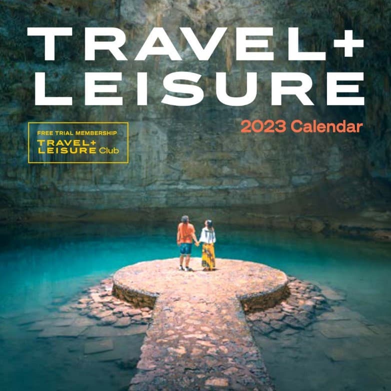 TF Publishing Worlds Best by Travel + Leisure 2023 Wall Calendar