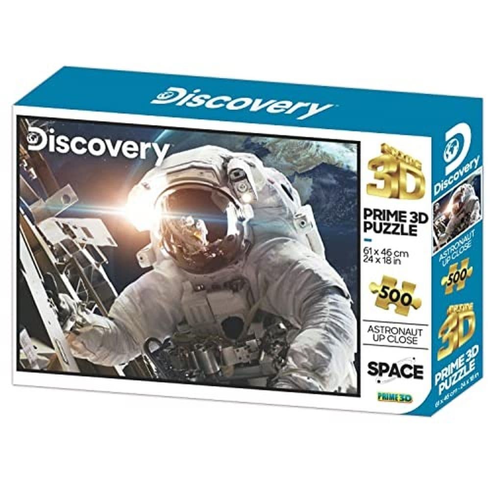 Astronaut Close Up 500 Piece 3D Puzzle Main Product Image