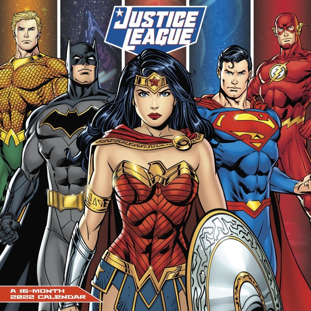 Justice League Classic 2022 Wall Calendar