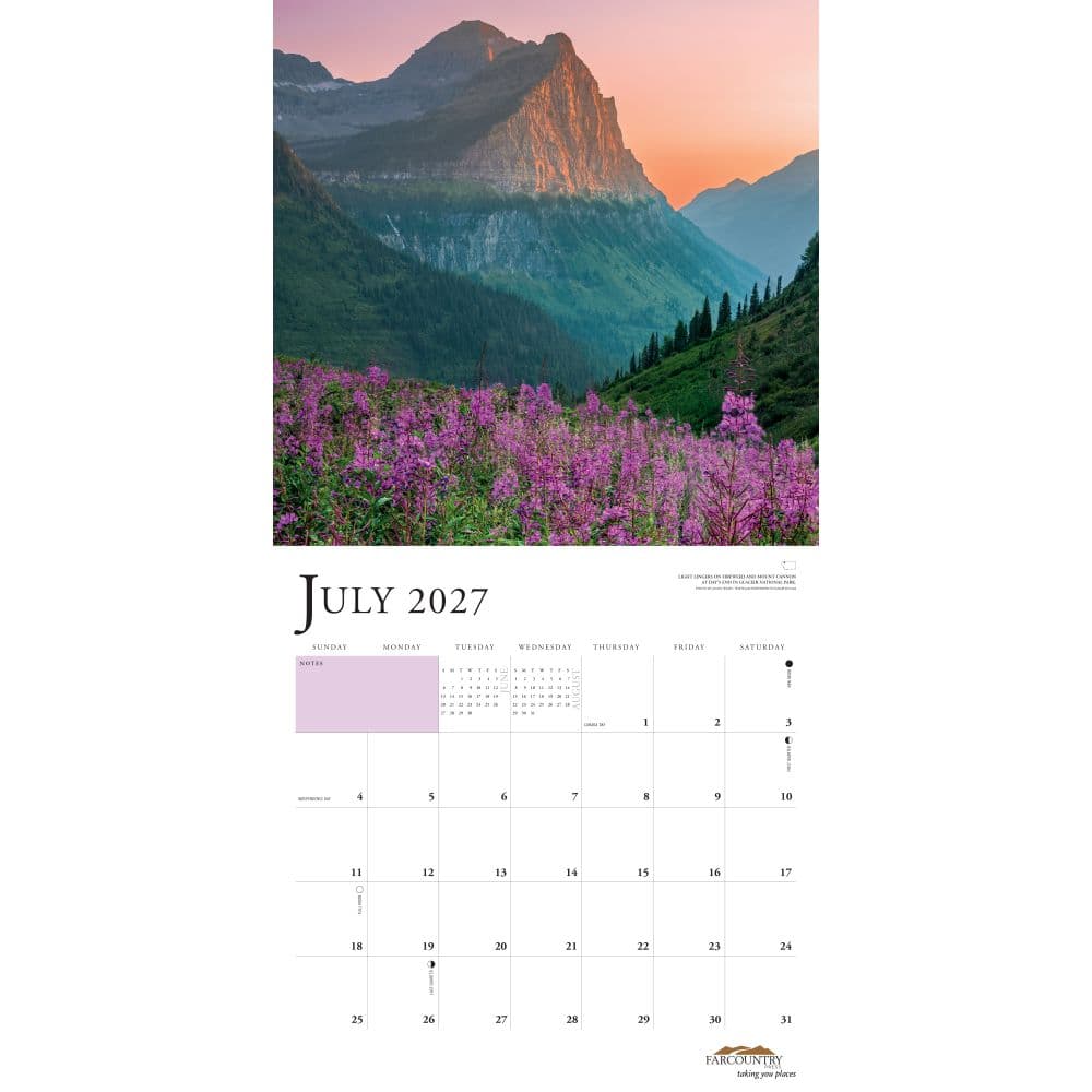 Montana Scenic 2027 Wall Calendar Second Alternate Image