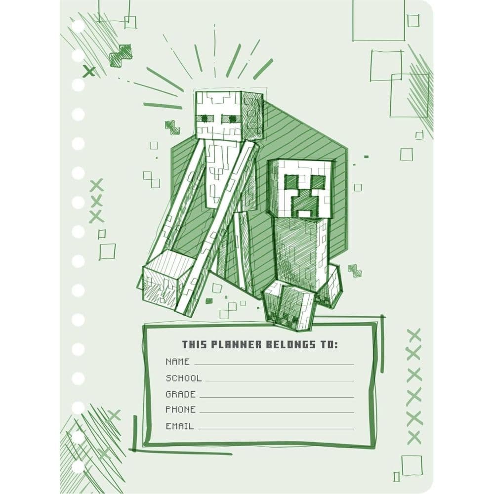 Minecraft Mobs 2026 Planner Third Alternate Image