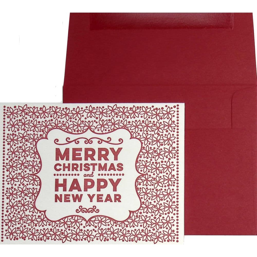 Merry Christmas and Happy New Year Card