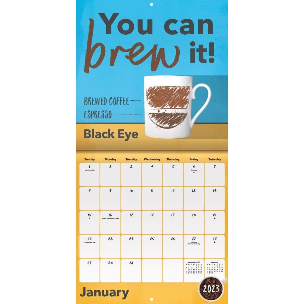 Coffee Calendar 2023 Coffee Art 2023 Wall Calendar Sv - Calendars.com