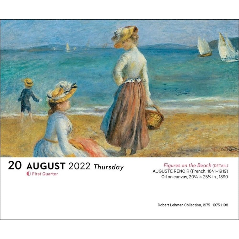 Impressionism and Post Impressionism Metropolitan Museum of Art 2026 Desk Calendar Second Alternate Image