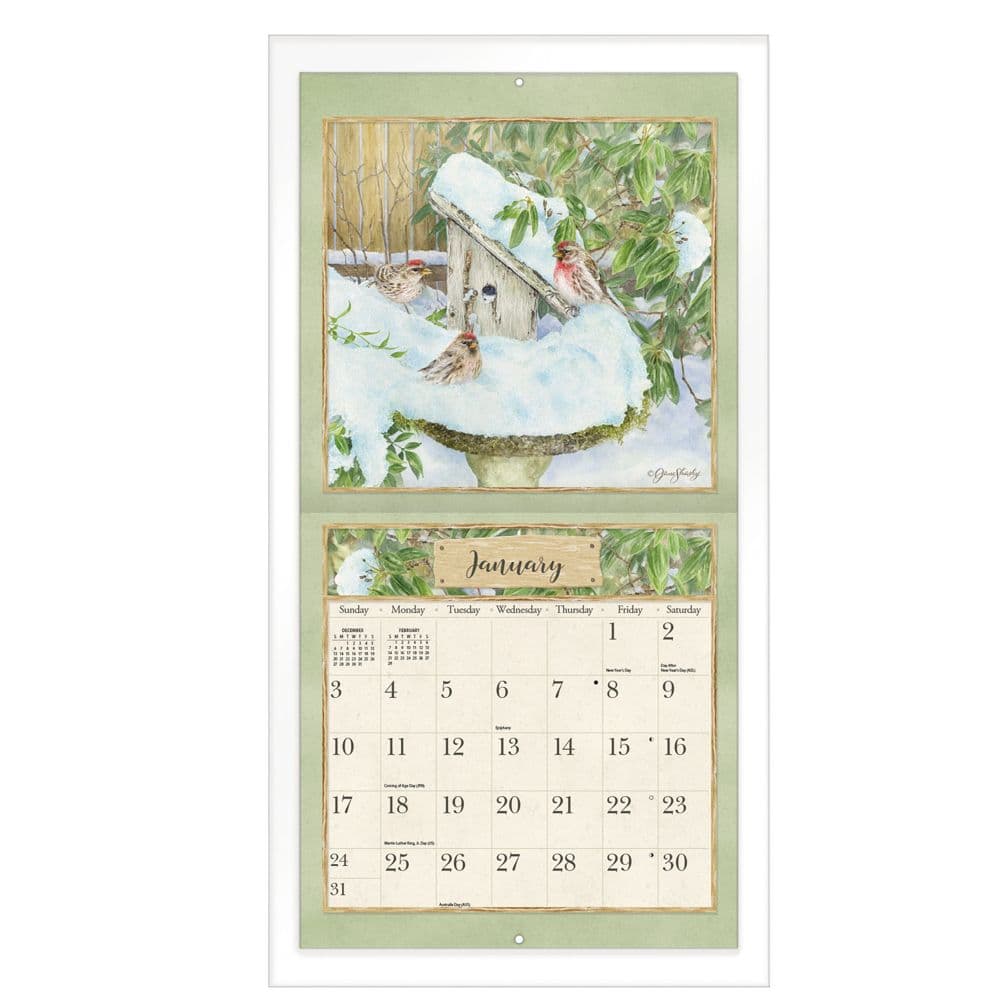 image Contemporary Wall Calendar Frame - White Finish 12 x 24 Main Product Image
