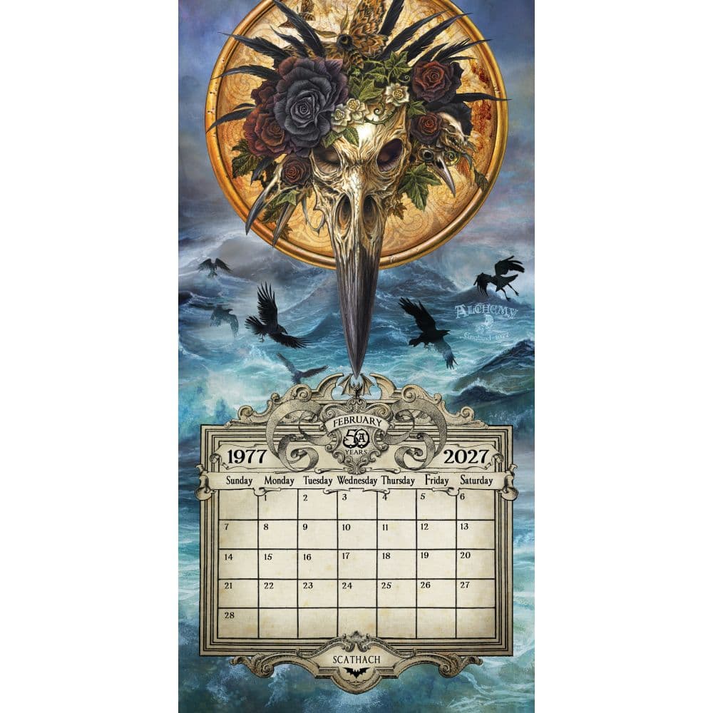 Alchemy 1977 Gothic 2027 Wall Calendar Fourth Alternate Image