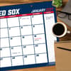 image MLB Boston Red Sox Small 2027 Desk Pad Fourth Alternate Image