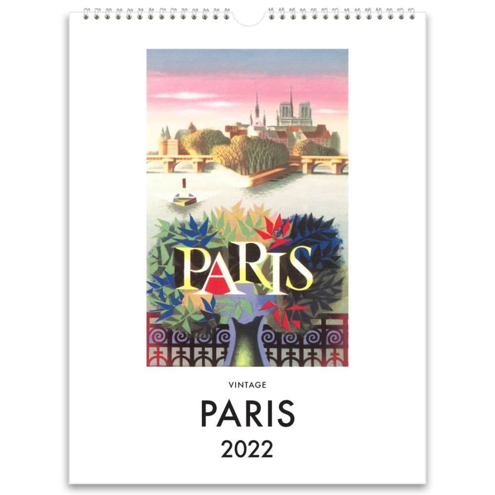 Paris Nostalgic 2022 Poster Wall Calendar