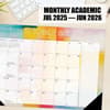 image Art Abstract Academic Small 2027 Monthly Desk Pad