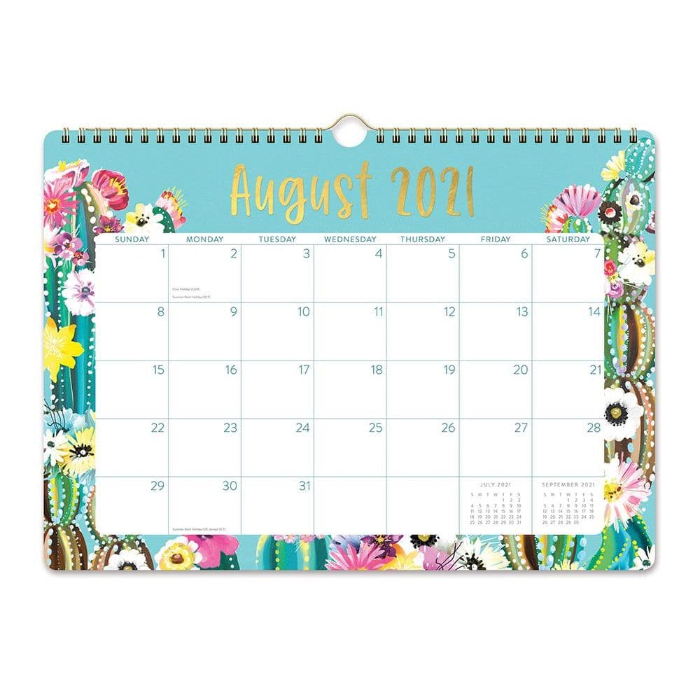 Desert Blossoms Deluxe 2022 Wall Calendar