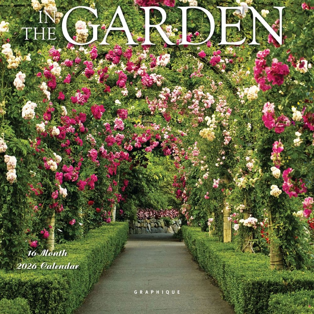 In the Garden 2026 Mini Wall Calendar Main Image