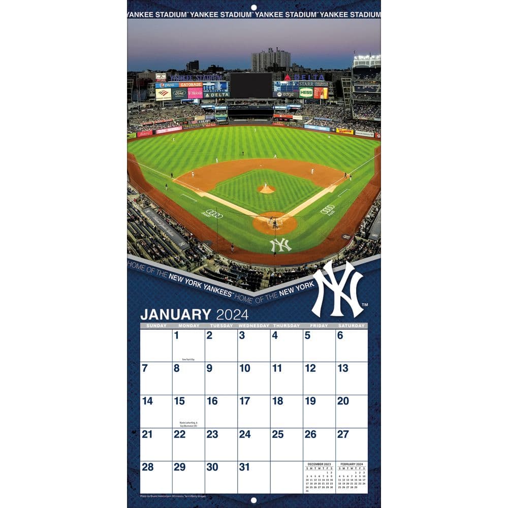 Yankee Stadium 2024 Wall Calendar Calendars com