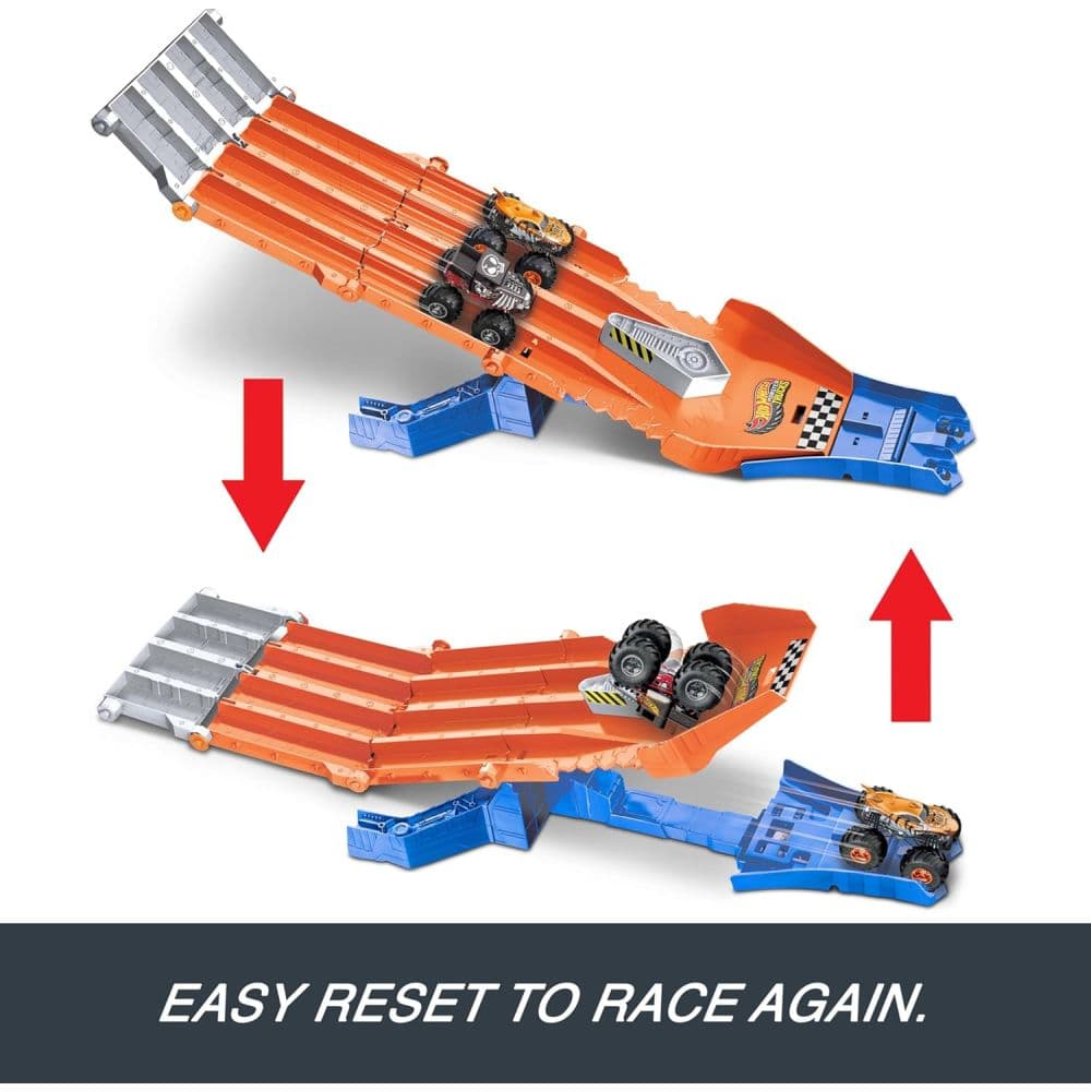 Hot Wheels Monster Trucks Race Down Destruction Playset Fourth Alternate Image