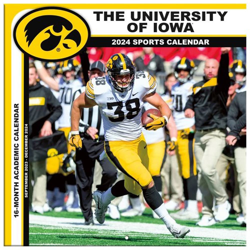 Iowa Hawkeyes 2024 Mini Wall Calendar Main Product Image width=&quot;1000&quot; height=&quot;1000&quot;