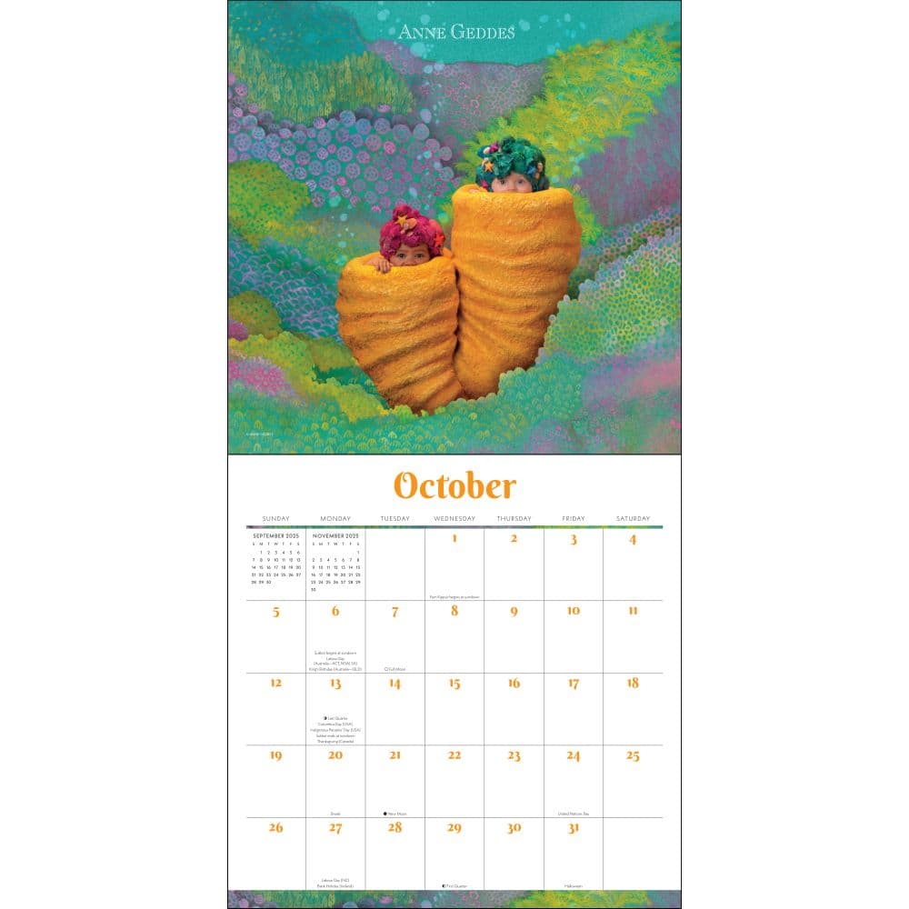 Anne Geddes 2025 Wall Calendar Second Alternate Image width=&quot;1000&quot; height=&quot;1000&quot;