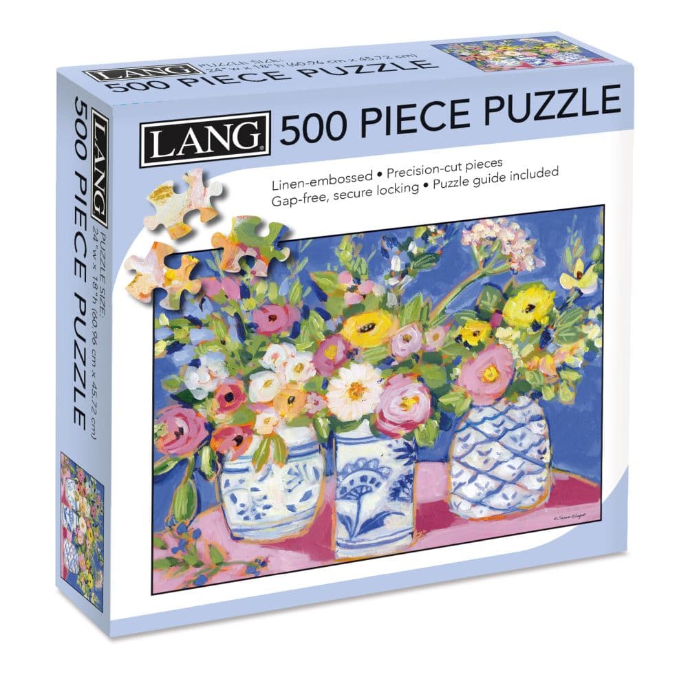 image Chinoserie Blooms 500 Piece Puzzle Main Product Image