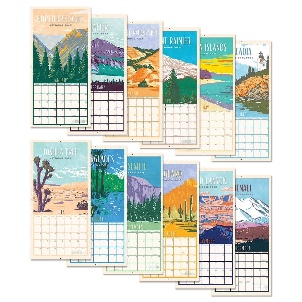 National Parks 2024 Wall Calendar