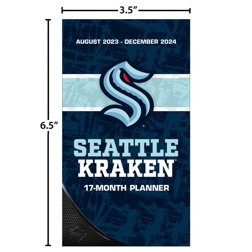 Seattle Kraken 17 Month 2024 Pocket Planner