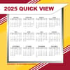 image COL USC Trojans 2025 Desk Calendar Third Alternate Image