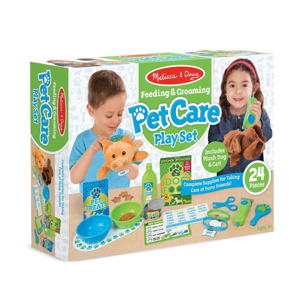 Feeding and Grooming Pet Care Playset Alternate Image 1
