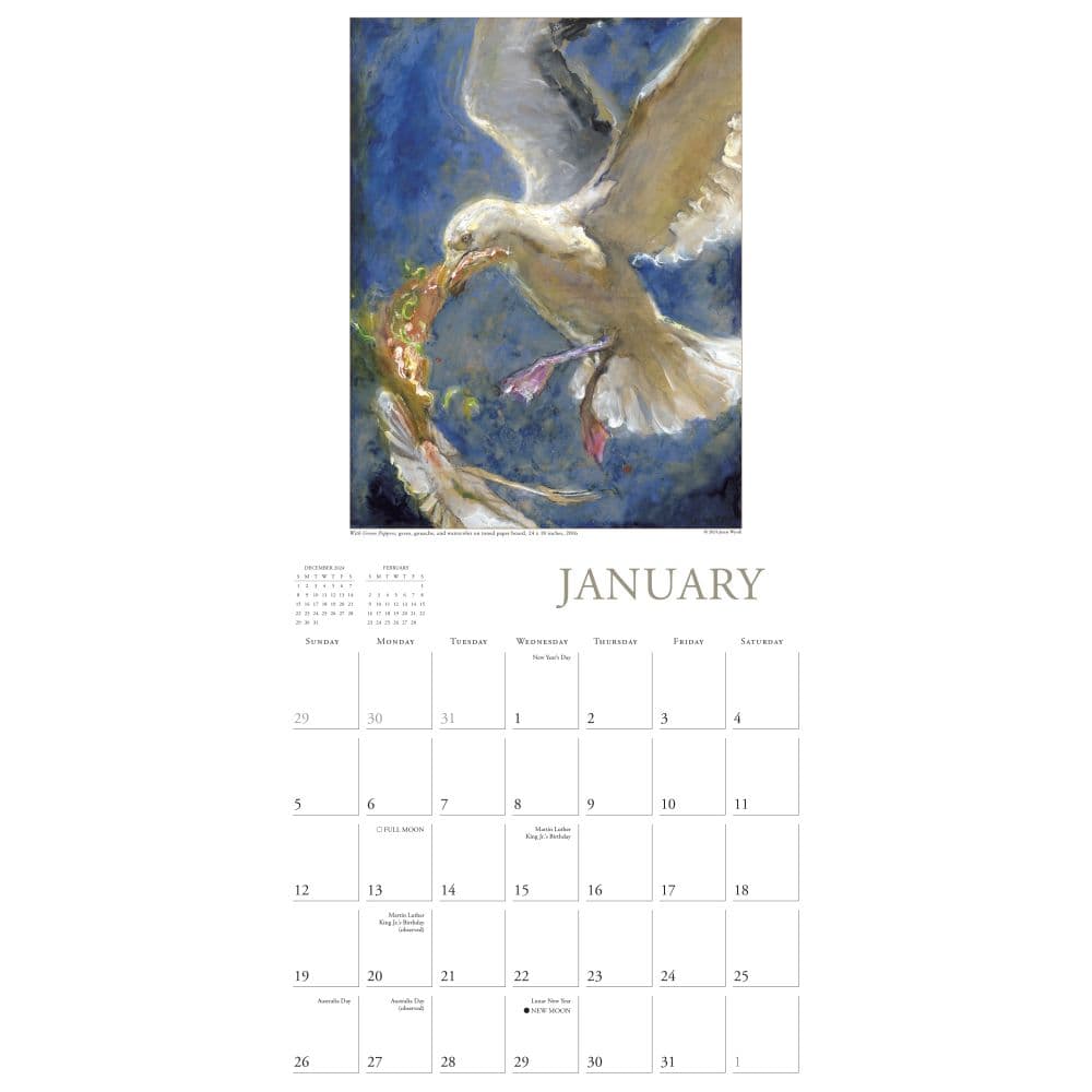 Art Of Jamie Wyeth 2025 Wall Calendar