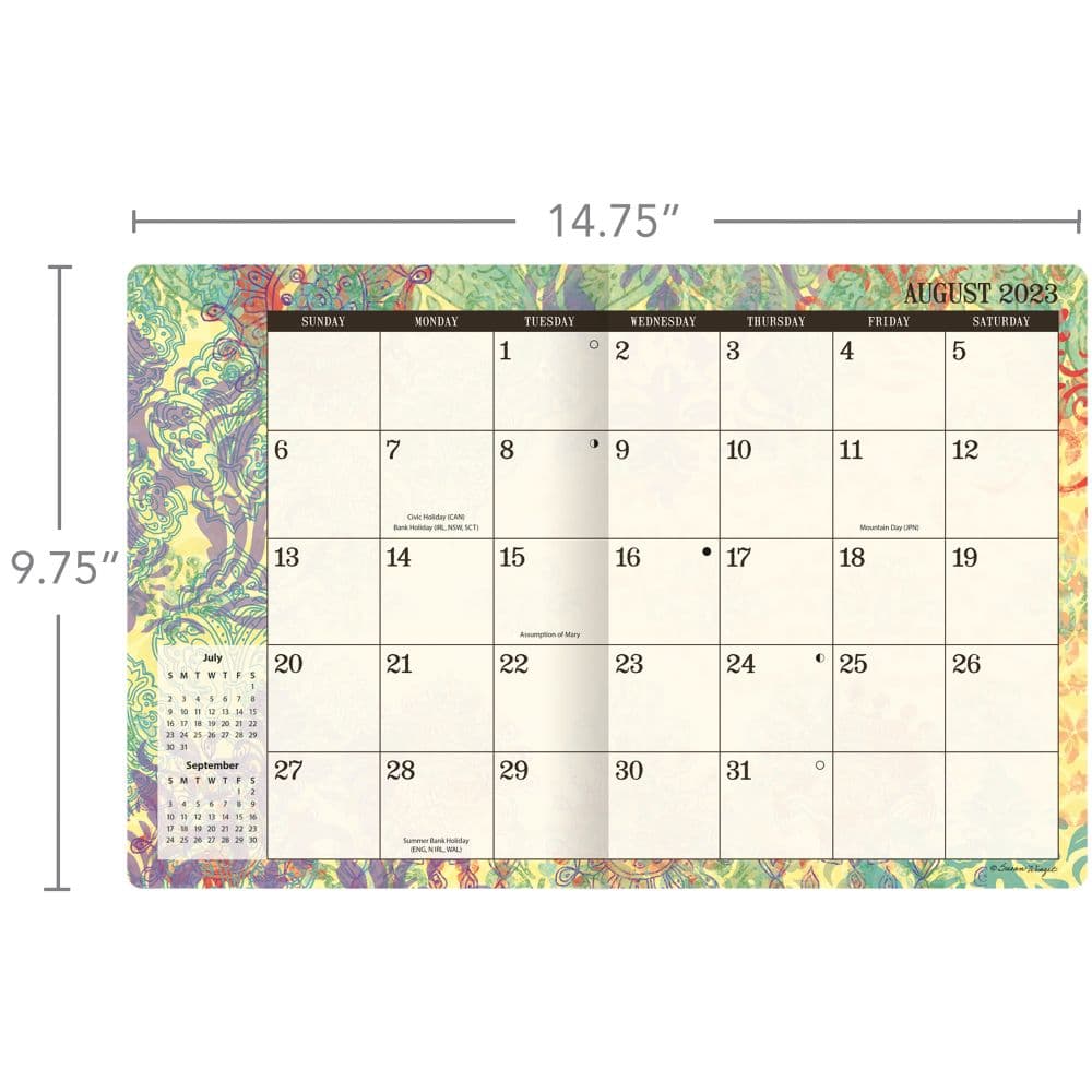 Bohemian Monthly 2024 Planner