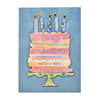 image Lettering on Birthday Cake Birthday Card