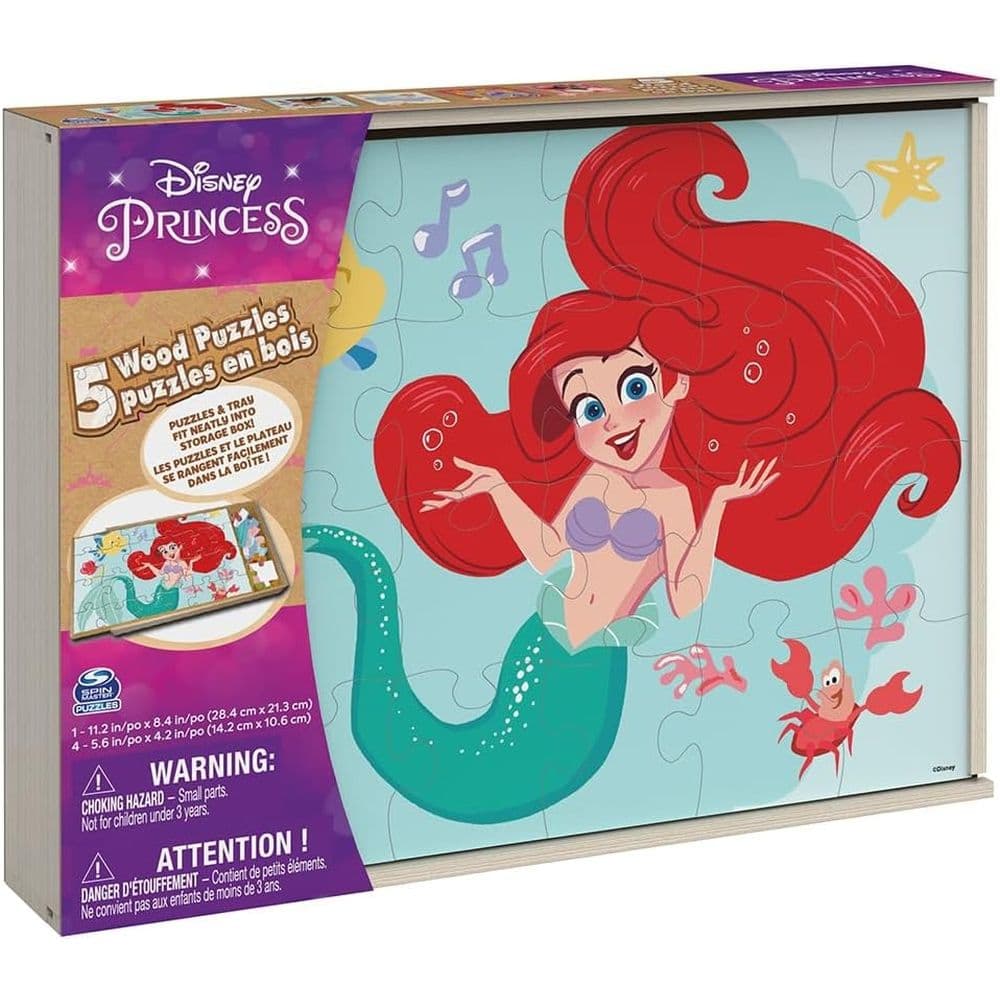 Princess 5 Pack Wood Puzzle Third Alternate Image