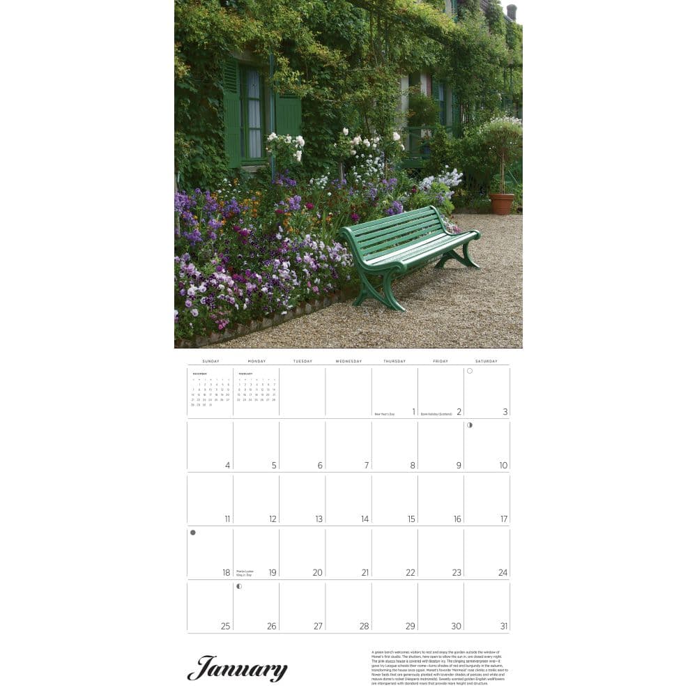 Claude Monets Passion 2026 Wall Calendar Third Alternate Image